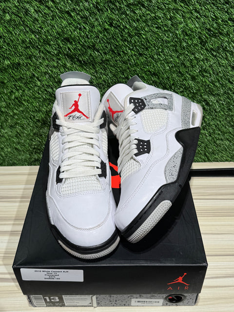 Jordan 4 Retro White Cement (2016) Sz 13