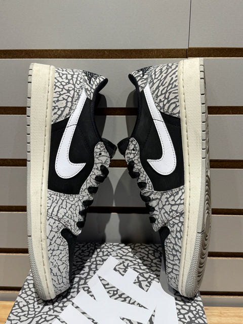 Jordan 1 Retro Low OG Black Cement Sz 9