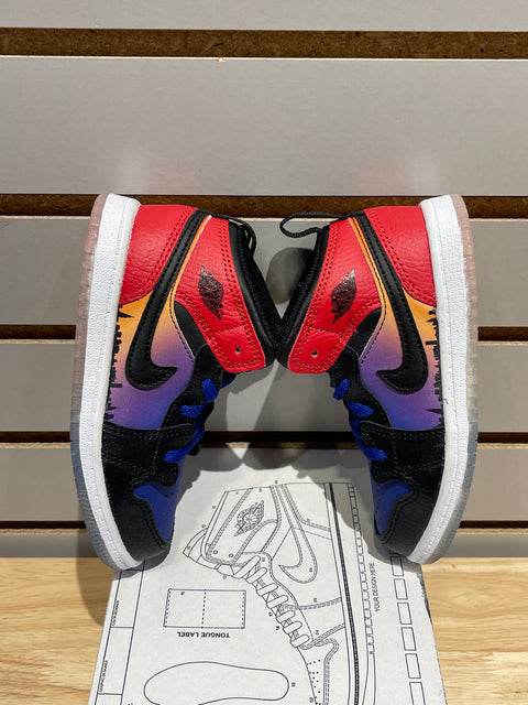 Jordan 1 Mid SS Skyline (TD) Sz 9C