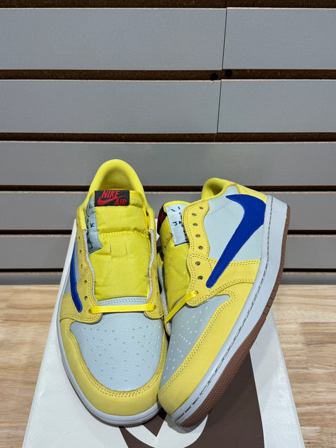 Jordan 1 Retro Low OG SP Travis Scott Canary (Women's) Sz 10.5