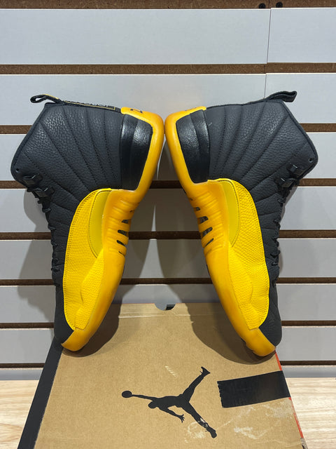 Jordan 12 Retro Black University Gold Sz 13