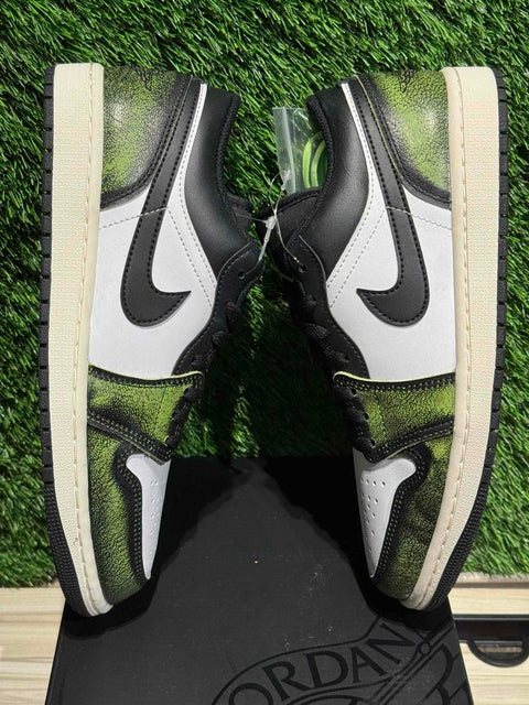 Jordan 1 Low Wear Away Electric Green Sz 8.5M