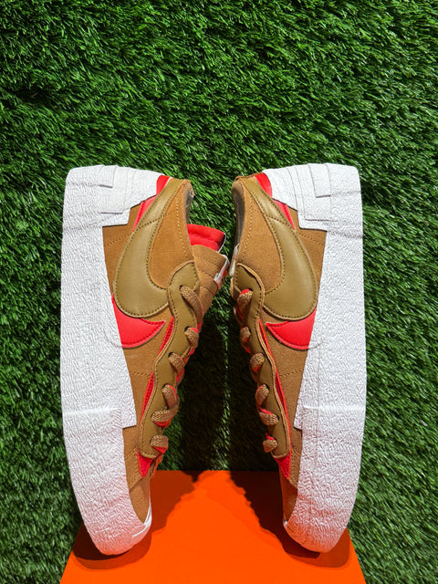Nike Blazer Low sacai British Tan Sz 9.5M