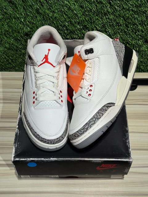 Jordan 3 Retro White Cement Reimagined Sz 7.5M.