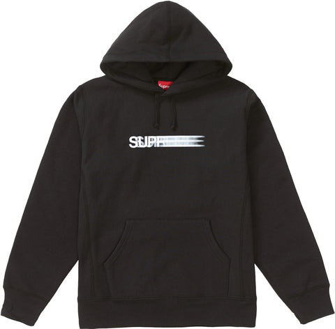 Supreme Motion Logo Hooded Sweatshirt Navy Sz M