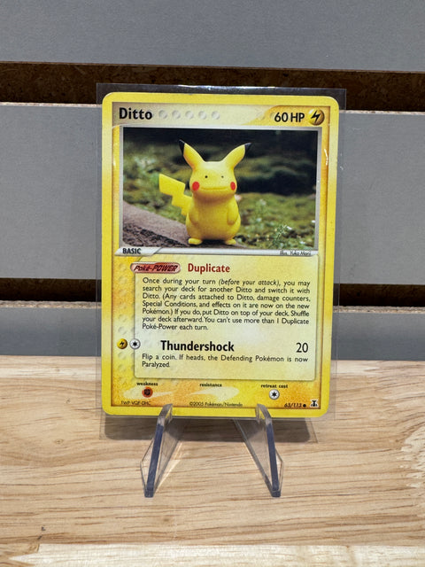 Pokémon Ditto - 63/113 (Pikachu) - EX Delta Species (DS)