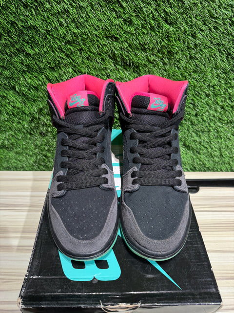 Nike SB Dunk High Premier Northern Lights Sz 9.5