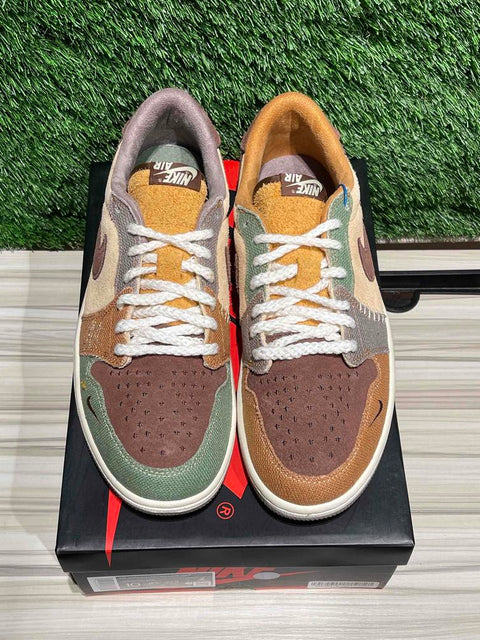 Jordan 1 Retro Low OG Zion Williamson Voodoo Sz 10M.,