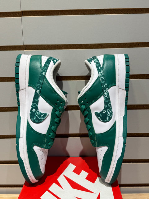 Nike Dunk Low Essential Paisley Pack Green (Women's) Sz 8.5M