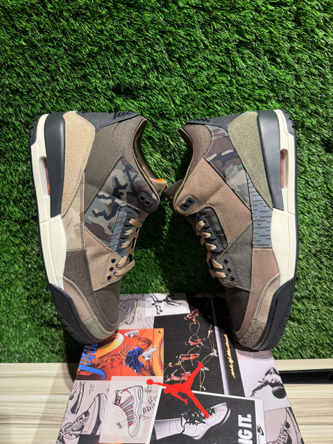 Jordan 3 Retro Patchwork Camo Sz 11.5