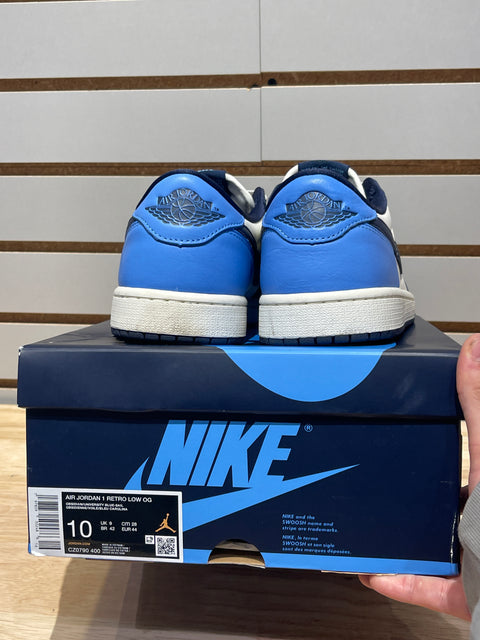 Jordan 1 Low OG Obsidian UNC Sz 10