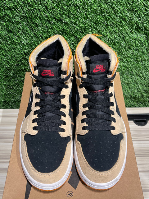 Jordan 1 High Zoom Air CMFT Pumpkin Spice Sz 10.5