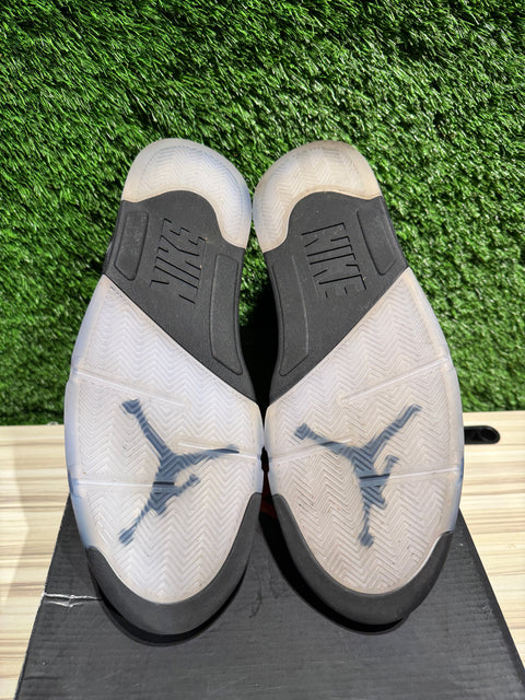 Jordan 5 Retro OG Black Metallic Reimagined Sz 14M