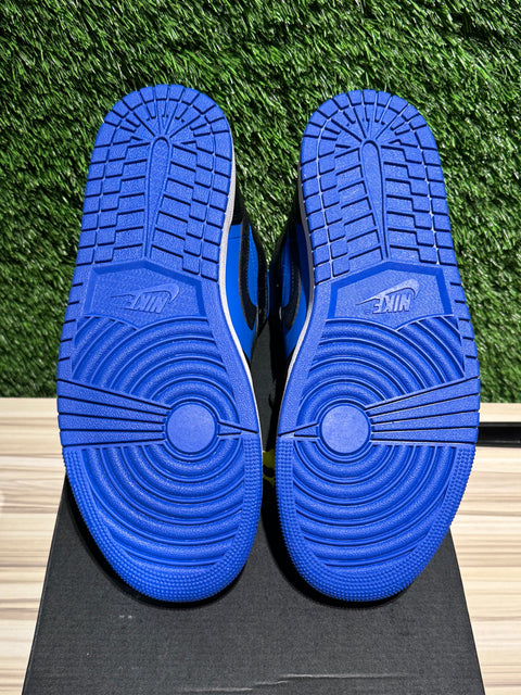 Jordan 1 Mid Black Royal Blue Sz 11