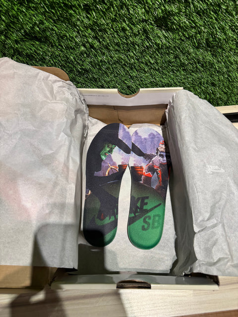 Nike SB Dunk Low The Wizard of Oz Poppy Field Sz 6.5M