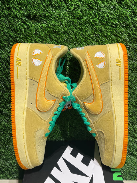 Nike Air Force 1 Low Ducks of a Feather University of Oregon Duck or Egg Sz 9.5M