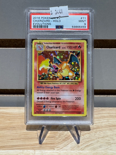 Pokémon Charizard - XY - Evolutions (EVO) #11 PSA 9