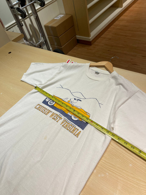 Vintage Snoopy West Virginia Tee Sz L