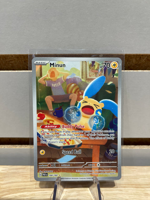 Minun - 194/182 - SV04: Paradox Rift (PAR) Pokémon