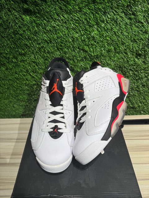 Jordan 6 Retro Low Infrared White Sz 11.5