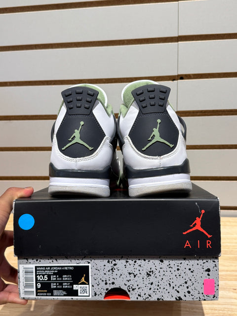 Jordan 4 Retro Seafoam (Women's) Sz 9M / 10.5M