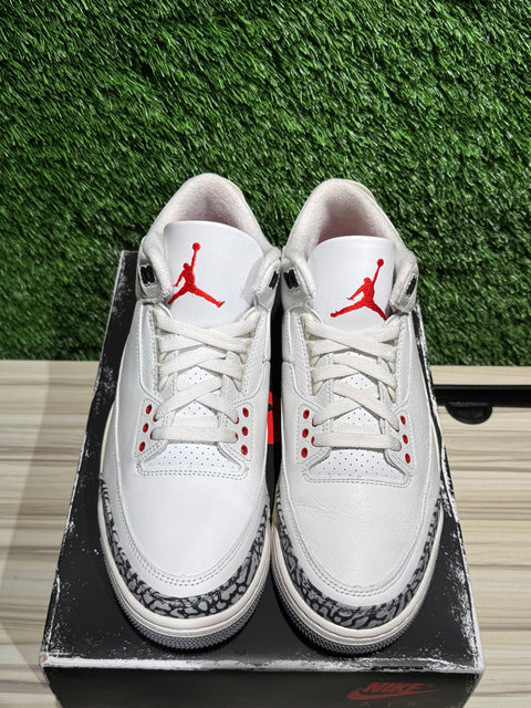 Jordan 3 Retro White Cement Reimagined Sz 9M
