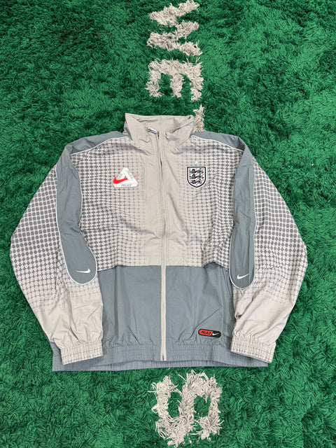 NWT Palace x Nike England Solo Swoosh Track Jacket Pewter Grey/Cool Grey