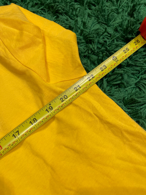 Polo Ralph Lauren Yellow Cotton T-Shirt Navy Pony