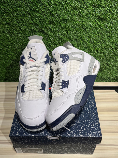 Jordan 4 Retro Midnight Navy Sz 10.5M