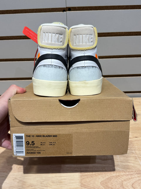 Nike Blazer Mid Off-White Sz 9.5