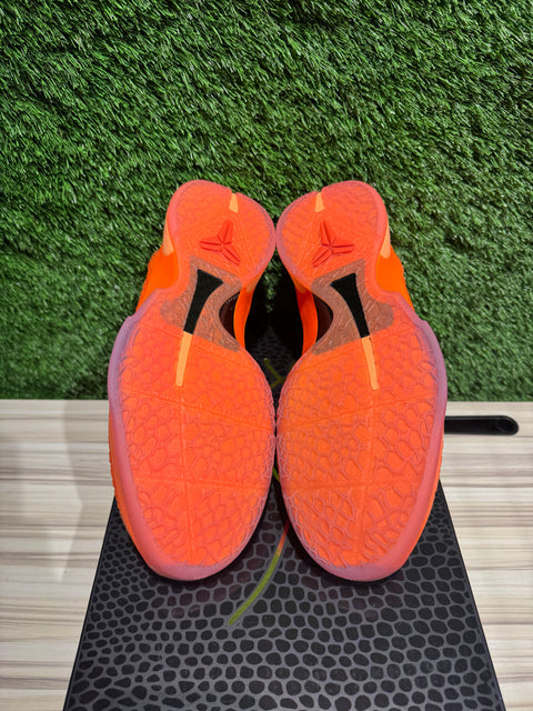 Nike Kobe 6 Protro Total Orange Sz 12