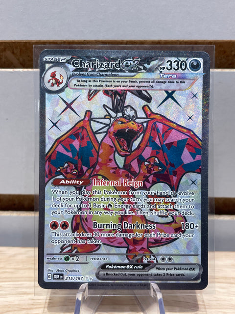 Pokémon Charizard ex - 215/197 - SV03: Obsidian Flames (OBF) #215