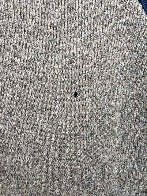 Patagonia Grey Navy Fleece Quarter Zip Sz S