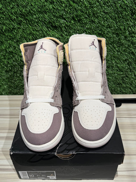 Air Jordan 1 Mid SE Craft Taupe Haze Sz 10
