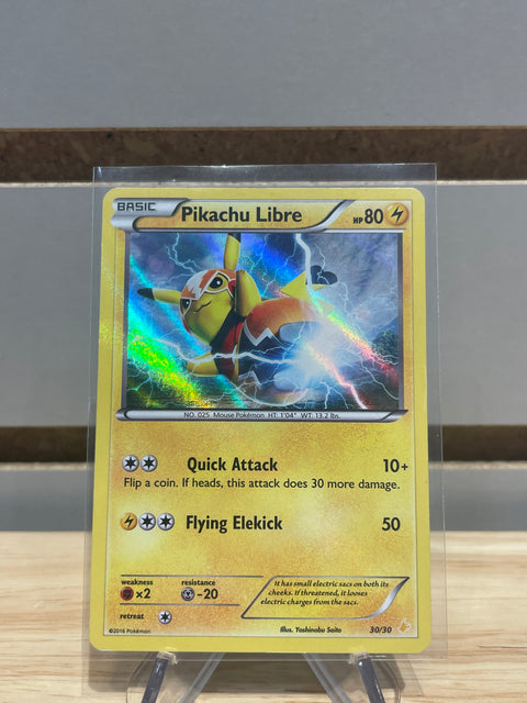 Pikachu Libre (30 - Holo) - Pokemon XY Trainer Kit: Pikachu Libre & Suicune (PR)
