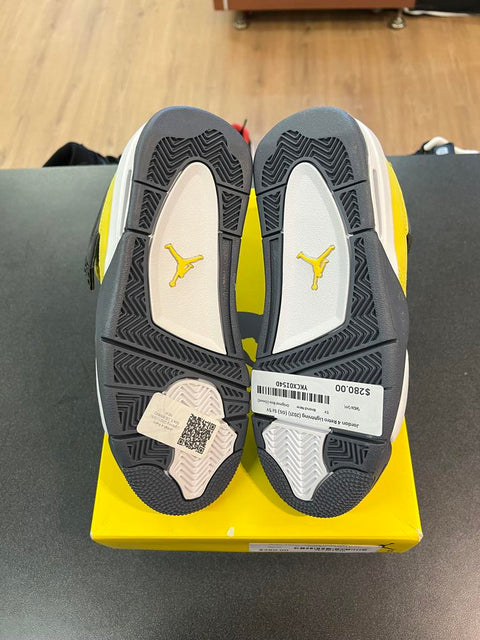 Jordan 4 Retro Lightning (2021) (GS) Sz 5Y