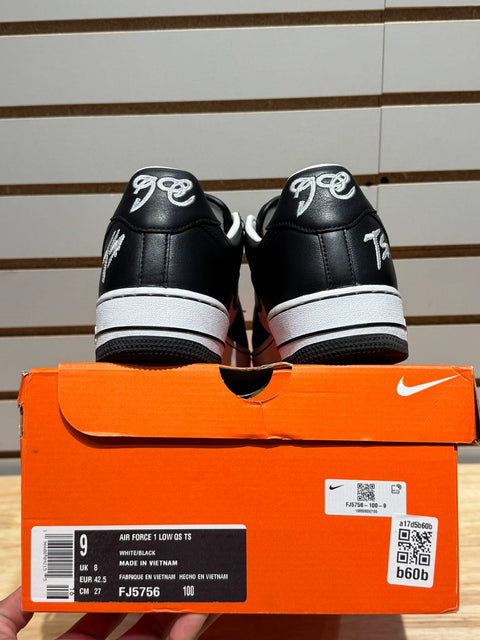 Nike Air Force 1 Low QS Terror Squad Blackout Sz 9