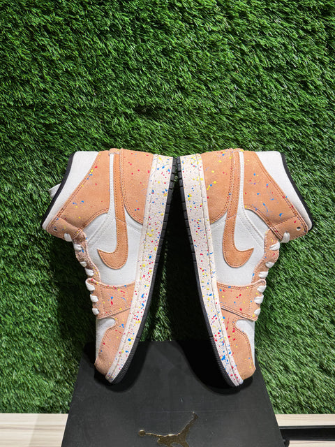 Jordan 1 Mid SE Brushstroke Sz 10