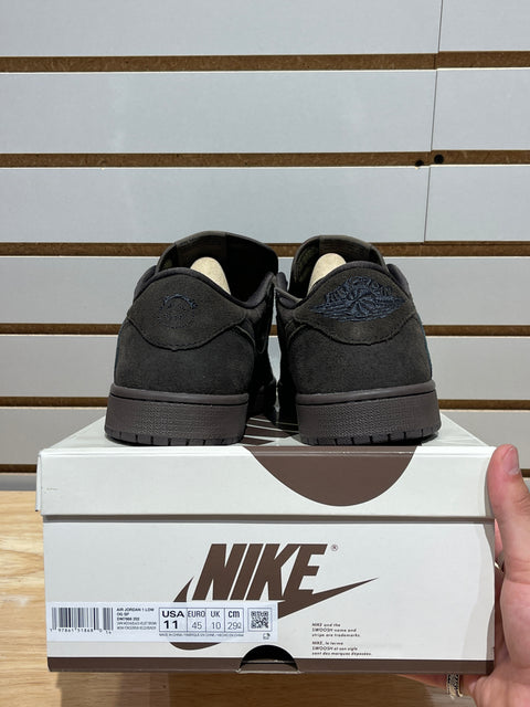 Jordan 1 Retro Low OG SP Travis Scott Velvet Brown Sz 11