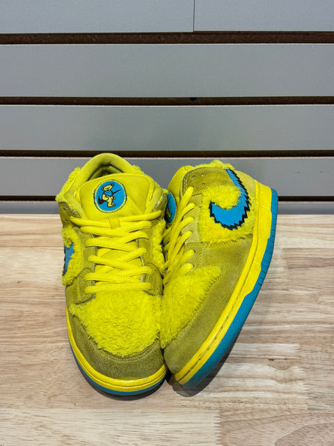 Nike SB Dunk Low Grateful Dead Bears Opti Yellow Sz 12