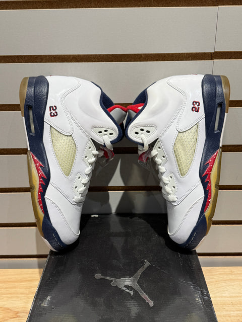 2011 Air Jordan 5 Retro Olympic Sz 6.5Y