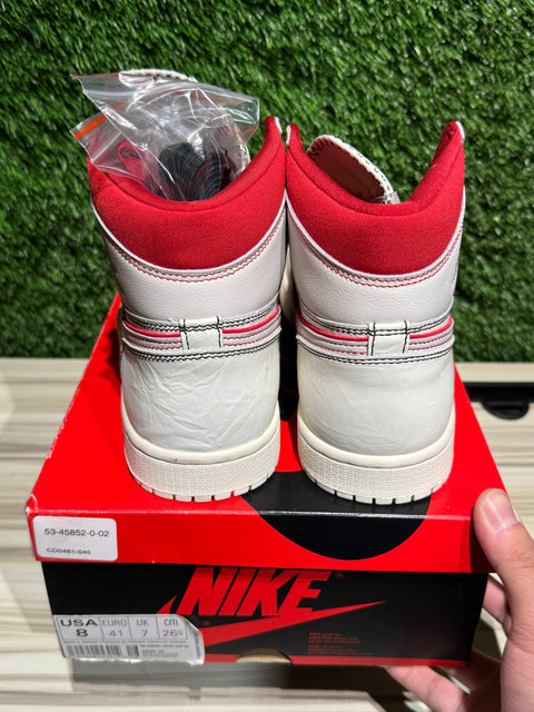 Jordan 1 Retro High Phantom Gym Red Sz 8M