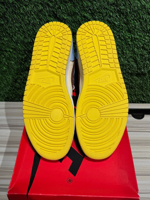 Jordan 1 Mid SE Fearless Maison Chateau Rouge Sz 12M