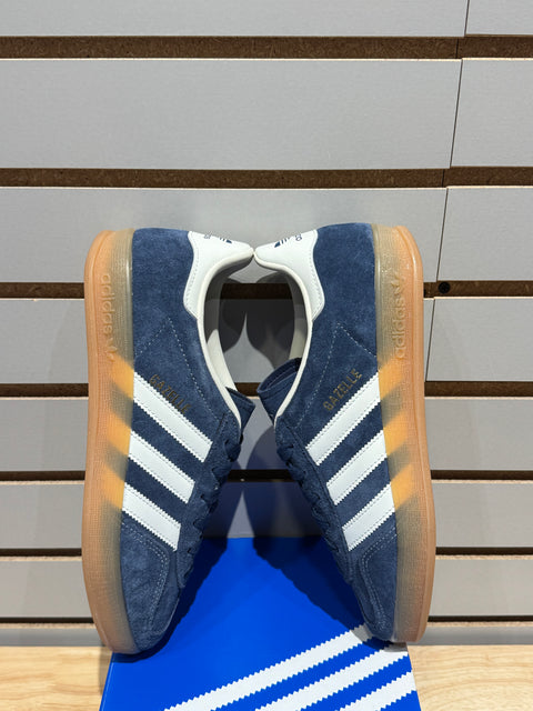 adidas Gazelle Indoor Night Indigo Off White Gold Metallic Sz 7