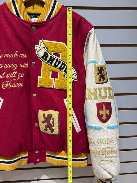 Rhude x Mr. Porter "Le Valley" Varsity Jacket Size Large