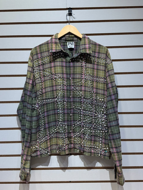 Vale Forever Green Fever Flannel Sz S
