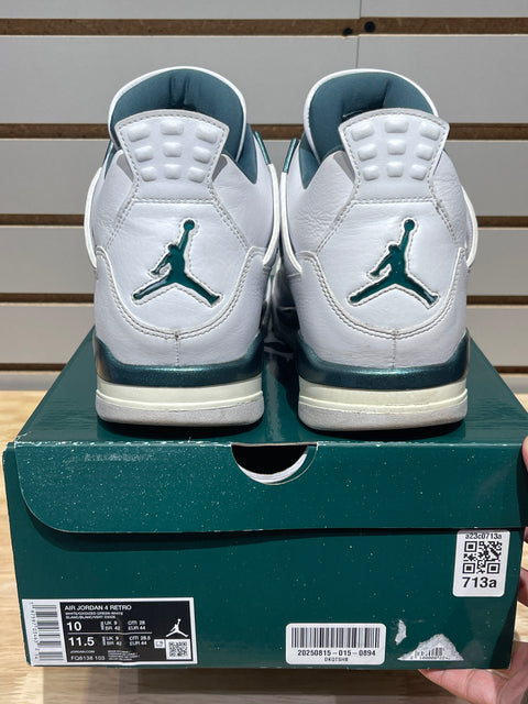 Jordan 4 Retro Oxidized Green Sz 10