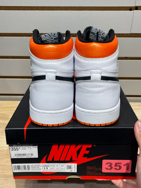 Jordan 1 Retro High Electro Orange Sz 13