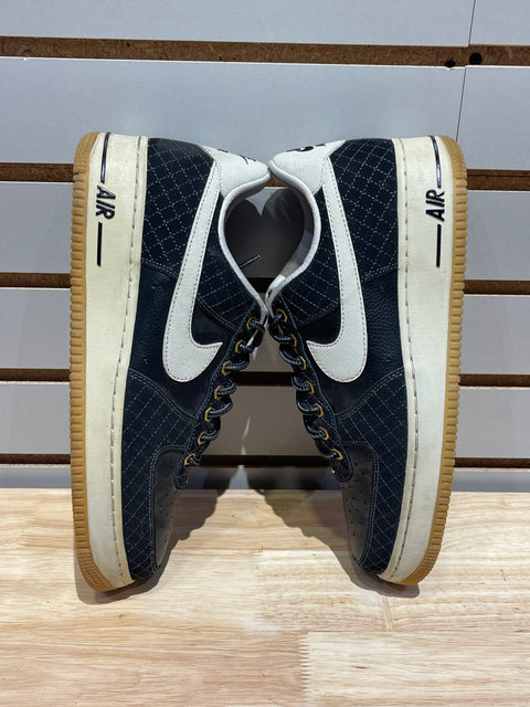Nike Air Force 1 'Black Checkered' Sz 9