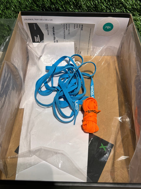Jordan 1 Retro High Off-White University Blue Sz 12M